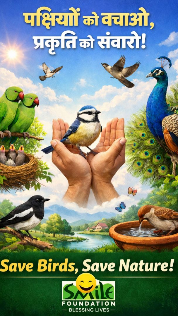 “This summer, let’s not forget the voiceless 🐦💧#SaveBirds…